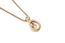 Load image into Gallery viewer, Christian Dior クリスチャンディオール ネックレス ヴィンテージ ラインストーン メタル 全長44cm 重量8g 美品 中古 64325