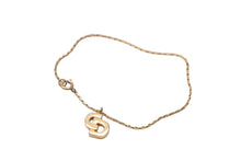 Load image into Gallery viewer, Christian Dior クリスチャンディオール ブレスレット 全長19cm 重量3g ヴィンテージ ゴールドカラー メタル 美品 中古 64326