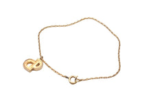 Load image into Gallery viewer, Christian Dior クリスチャンディオール ブレスレット 全長19cm 重量3g ヴィンテージ ゴールドカラー メタル 美品 中古 64326