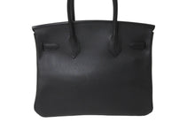 Load image into Gallery viewer, 極美品 HERMES エルメス ハンドバッグ バーキン 30 ◻︎L刻 ゴールド金具 バッシュリーゼ ブラック 黒 中古 64333
