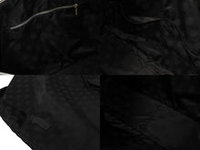 Load image into Gallery viewer, CHROME HEARTS クロムハーツ ラージクロス ボストンバッグ ダガーファスナー レザー ブラック シルバー金具 美品 中古 64342