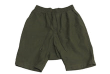 Load image into Gallery viewer, READYMADE レディメイド SARROUEL SHORTS サルエルショートパンツ JAPAN製 コットン カーキ ホワイト サイズ3 美品 中古 64344