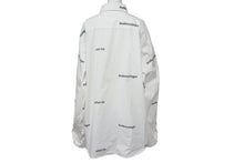 Load image into Gallery viewer, BALENCIAGA バレンシアガ 23SS オーバーサイズ 長袖シャツ 662983 TOL65 コットン ホワイト サイズ40 美品 中古 64348