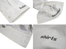 Load image into Gallery viewer, BALENCIAGA バレンシアガ 23SS オーバーサイズ 長袖シャツ 662983 TOL65 コットン ホワイト サイズ40 美品 中古 64348