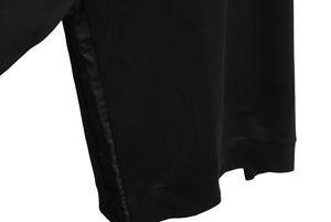 極美品 PRADA プラダ テクニカルコットンスウェットシャツ トライアングルロゴ UJL30A 11OQ ブラック サイズXXL 中古 64351