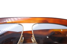 Load image into Gallery viewer, GUCCI グッチ オーバル サングラス GG0233S 長方形 プラスチック オレンジ ブラウン ゴールド金具 美品 中古 64371