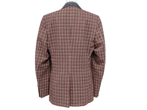 極美品 GUCCI グッチ セットアップ サイズ46 ジャケット トラウザーズ 242U05 758PF2 ツイードウール マルチカラー 中古 64380 