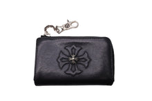 Load image into Gallery viewer, 極美品 CHROME HEARTS クロムハーツ コインケース 小銭入れ ウォレットチェーン シルバー925 レザー 中古 64383