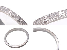 Load image into Gallery viewer, Cartier カルティエ 22年新型 15号 ラブブレス K18WG 定価752万円 ブレスレット 46.2g 2022年ギャラ 美品 中古 64386
