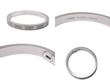 Load image into Gallery viewer, Cartier カルティエ 22年新型 15号 ラブブレス K18WG 定価752万円 ブレスレット 46.2g 2022年ギャラ 美品 中古 64386