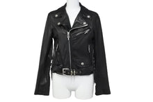 Load image into Gallery viewer, 極美品 CHROME HEARTS クロムハーツ ライダースジャケット JJDEAN 新型 JJディーン ブラック 羊革 サイズS 中古 64391