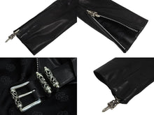 Load image into Gallery viewer, 極美品 CHROME HEARTS クロムハーツ ライダースジャケット JJDEAN 新型 JJディーン ブラック 羊革 サイズS 中古 64391