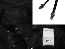 Load image into Gallery viewer, 極美品 CHROME HEARTS クロムハーツ ライダースジャケット JJDEAN 新型 JJディーン ブラック 羊革 サイズS 中古 64391
