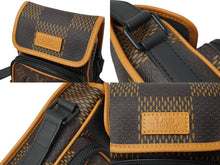 Load image into Gallery viewer, 新品同様 LOUIS VUITTON ルイヴィトン×NIGO アマゾン ショルダーバッグ N40357 ヴァージル ブラウン ブラック 中古 64395