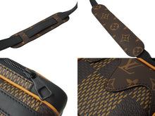 Load image into Gallery viewer, 新品同様 LOUIS VUITTON ルイヴィトン×NIGO アマゾン ショルダーバッグ N40357 ヴァージル ブラウン ブラック 中古 64395