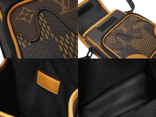 Load image into Gallery viewer, 新品同様 LOUIS VUITTON ルイヴィトン×NIGO アマゾン ショルダーバッグ N40357 ヴァージル ブラウン ブラック 中古 64395