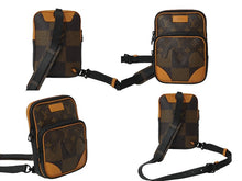 Load image into Gallery viewer, LOUIS VUITTON ルイヴィトン NIGO アマゾンスリングバッグ ショルダーバッグ N40379 ブラウン ブラック 美品 中古 64396