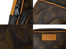 Load image into Gallery viewer, LOUIS VUITTON ルイヴィトン NIGO アマゾンスリングバッグ ショルダーバッグ N40379 ブラウン ブラック 美品 中古 64396