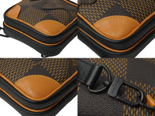 Load image into Gallery viewer, LOUIS VUITTON ルイヴィトン NIGO アマゾンスリングバッグ ショルダーバッグ N40379 ブラウン ブラック 美品 中古 64396