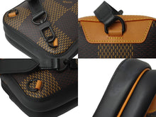 Load image into Gallery viewer, LOUIS VUITTON ルイヴィトン NIGO アマゾンスリングバッグ ショルダーバッグ N40379 ブラウン ブラック 美品 中古 64396