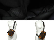 Load image into Gallery viewer, LOUIS VUITTON ルイヴィトン NIGO アマゾンスリングバッグ ショルダーバッグ N40379 ブラウン ブラック 美品 中古 64396