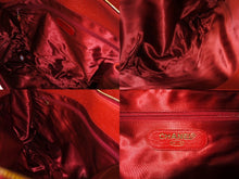 Load image into Gallery viewer, CHANEL シャネル キャビアスキン スーパーモデル チェーン ショルダーバッグ ココマーク ゴールド金具 レッド 美品 中古 64400