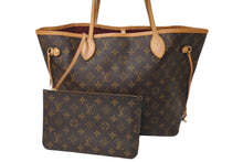 Load image into Gallery viewer, 新型 LOUIS VUITTON ルイヴィトン ハンドバッグ ネヴァーフルMM M41178 ポーチ付き ピヴォワンヌ モノグラム 美品 中古 64401