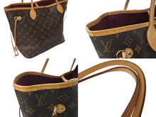 Load image into Gallery viewer, 新型 LOUIS VUITTON ルイヴィトン ハンドバッグ ネヴァーフルMM M41178 ポーチ付き ピヴォワンヌ モノグラム 美品 中古 64401