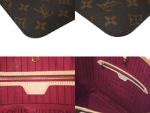Load image into Gallery viewer, 新型 LOUIS VUITTON ルイヴィトン ハンドバッグ ネヴァーフルMM M41178 ポーチ付き ピヴォワンヌ モノグラム 美品 中古 64401