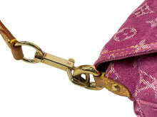 Load image into Gallery viewer, LOUIS VUITTON ルイ ヴィトン ハンドバッグ ポーチ M95050 モノグラムデニム ミニ プリ―ティ ピンク 美品 中古 64405