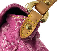 Load image into Gallery viewer, LOUIS VUITTON ルイ ヴィトン ハンドバッグ ポーチ M95050 モノグラムデニム ミニ プリ―ティ ピンク 美品 中古 64405