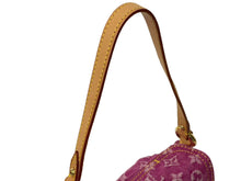 Load image into Gallery viewer, LOUIS VUITTON ルイ ヴィトン ハンドバッグ ポーチ M95050 モノグラムデニム ミニ プリ―ティ ピンク 美品 中古 64405