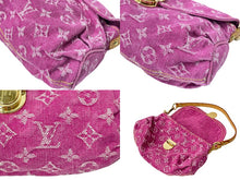 Load image into Gallery viewer, LOUIS VUITTON ルイ ヴィトン ハンドバッグ ポーチ M95050 モノグラムデニム ミニ プリ―ティ ピンク 美品 中古 64405
