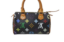 Load image into Gallery viewer, LOUIS VUITTON ルイヴィトン ミニスピーディ ハンドバッグ M92644 モノグラムマルチカラー ブラック ゴールド金具 美品 中古 64406