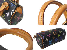 Load image into Gallery viewer, LOUIS VUITTON ルイヴィトン ミニスピーディ ハンドバッグ M92644 モノグラムマルチカラー ブラック ゴールド金具 美品 中古 64406