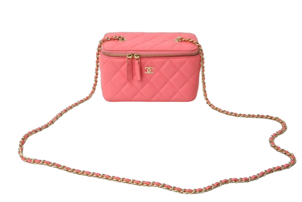 CHANEL シャネル バニティ ショルダーバッグ 32番台 ピンク
