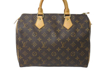 Load image into Gallery viewer, LOUIS VUITTON ルイヴィトン ハンドバッグ スピーディー30 モノグラム M41526 PVC レザー ゴールド金具 中古 64411