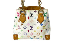 Load image into Gallery viewer, LOUISVUITTON ルイヴィトン オードラ ハンドバッグ トートバッグ M40047 ホワイト マルチカラー ゴールド金具 美品 中古 64416
