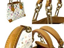 Load image into Gallery viewer, LOUISVUITTON ルイヴィトン オードラ ハンドバッグ トートバッグ M40047 ホワイト マルチカラー ゴールド金具 美品 中古 64416