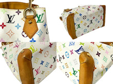 Load image into Gallery viewer, LOUISVUITTON ルイヴィトン オードラ ハンドバッグ トートバッグ M40047 ホワイト マルチカラー ゴールド金具 美品 中古 64416