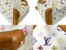 Load image into Gallery viewer, LOUISVUITTON ルイヴィトン オードラ ハンドバッグ トートバッグ M40047 ホワイト マルチカラー ゴールド金具 美品 中古 64416