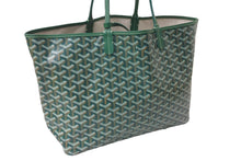 Load image into Gallery viewer, 新品同様 GOYARD ゴヤール サンルイ PM グリーン トートバッグ ST LOUIS PM Black tote bag 中古 64419