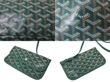 Load image into Gallery viewer, 新品同様 GOYARD ゴヤール サンルイ PM グリーン トートバッグ ST LOUIS PM Black tote bag 中古 64419