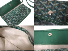 Load image into Gallery viewer, 新品同様 GOYARD ゴヤール サンルイ PM グリーン トートバッグ ST LOUIS PM Black tote bag 中古 64419