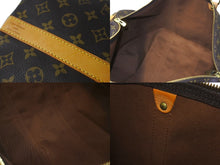 Load image into Gallery viewer, LOUIS VUITTON ルイヴィトン キーポルバンドリエール55 ボストンバッグ M41414 モノグラム PVC レザー ブラウン 美品 中古 64423