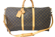 Load image into Gallery viewer, LOUIS VUITTON ルイヴィトン キーポルバンドリエール55 ボストンバッグ M41414 モノグラム PVC レザー ブラウン 美品 中古 64423