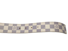 画像をギャラリービューアに読み込む, 極美品 LOUIS VUITTON ルイ ヴィトン サンチュール イニシャル レザーベルト M9609 ダミエアズール サイズ80/32 ゴールド金具 中古 64425