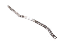 Load image into Gallery viewer, HERMES エルメス IDブレスレット ヴィンテージ シルバー925 マルジェラ期 重量27.3g 全長19cm アクセサリー ジュエリー 美品 中古 64430