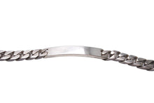 Load image into Gallery viewer, HERMES エルメス IDブレスレット ヴィンテージ シルバー925 マルジェラ期 重量27.3g 全長19cm アクセサリー ジュエリー 美品 中古 64430