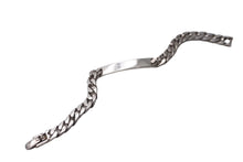 Load image into Gallery viewer, HERMES エルメス IDブレスレット ヴィンテージ シルバー925 マルジェラ期 重量27.3g 全長19cm アクセサリー ジュエリー 美品 中古 64430
